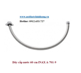 Dây cấp nước 60cm 2 đầu ốc vặn INAX A-701-9