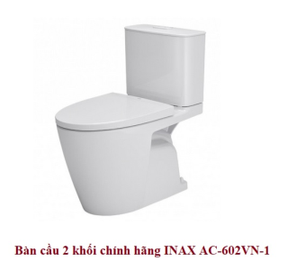 Bồn cầu 2 khối xả nhấn INAX AC-602VN-1